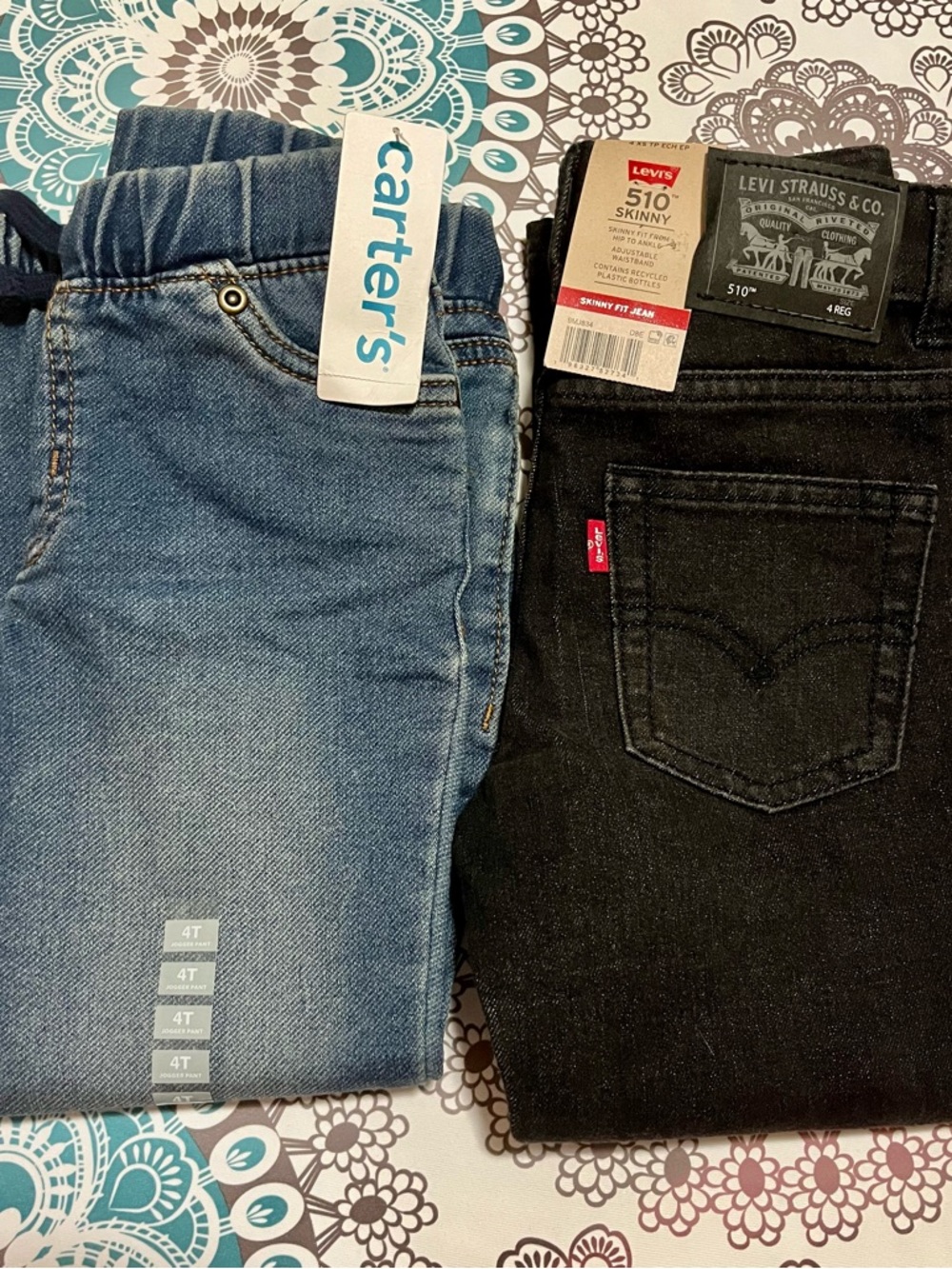 2 Pairs Carter's and Levi